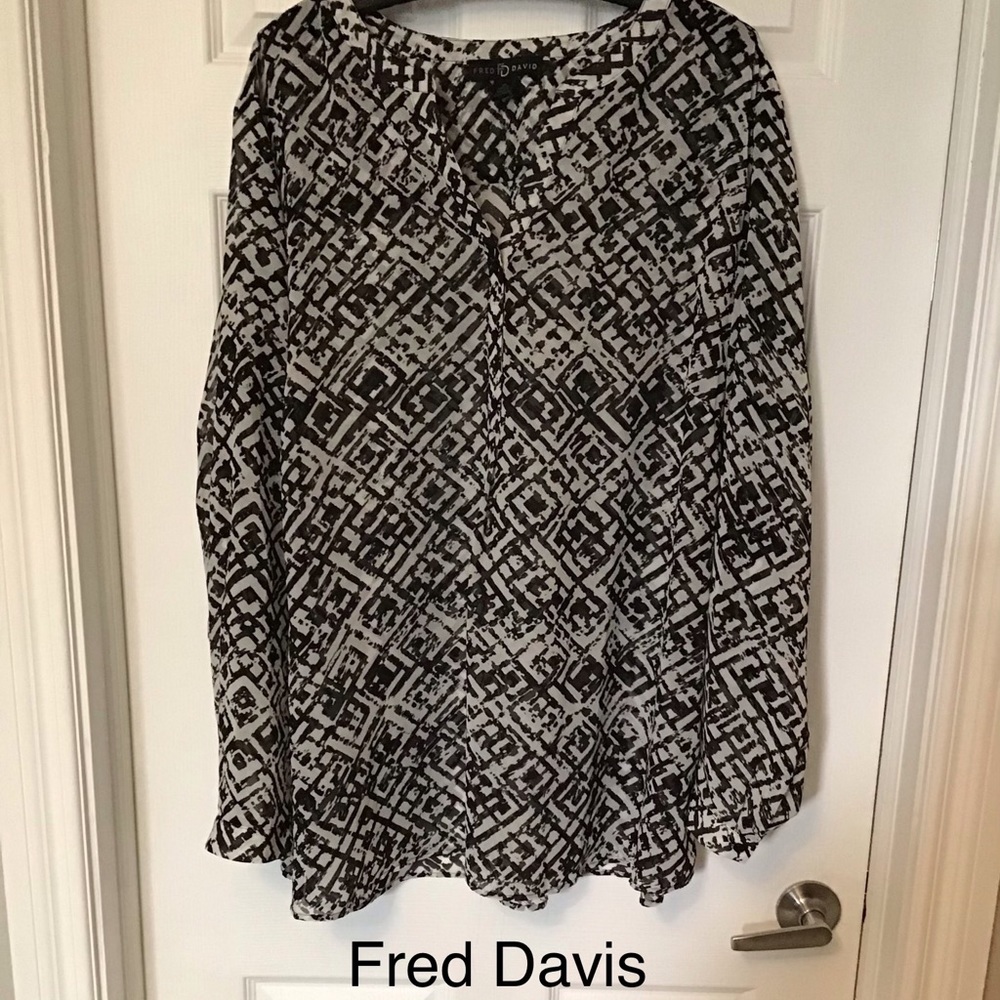 Plus Size Fred David Blouse
